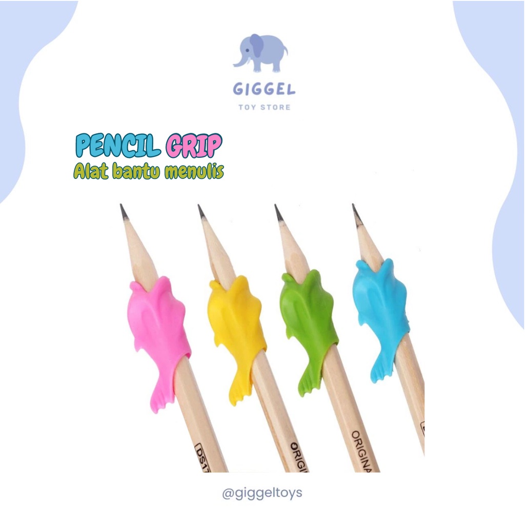 Jual Pencil Grip / Silikon Pegangan Pensil / Alat Bantu Anak Belajar