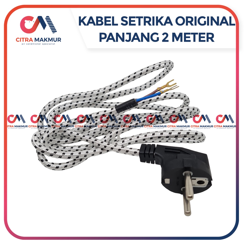 Jual Kabel Setrika 2 Meter Full Original Seterika Maspion Kirin Benang ...