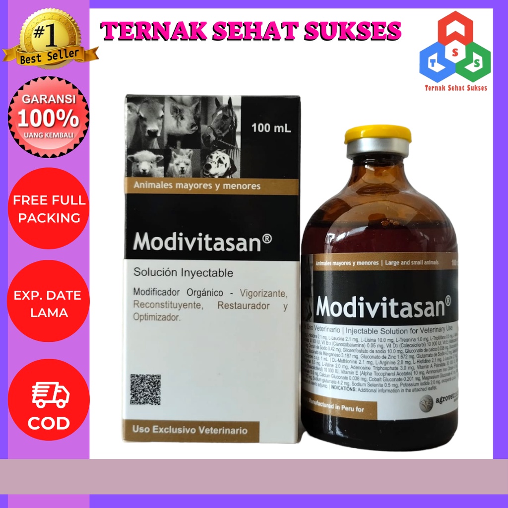 Jual Modivitasan 100ml - Multivitamin lengkap beserta asam amino ...