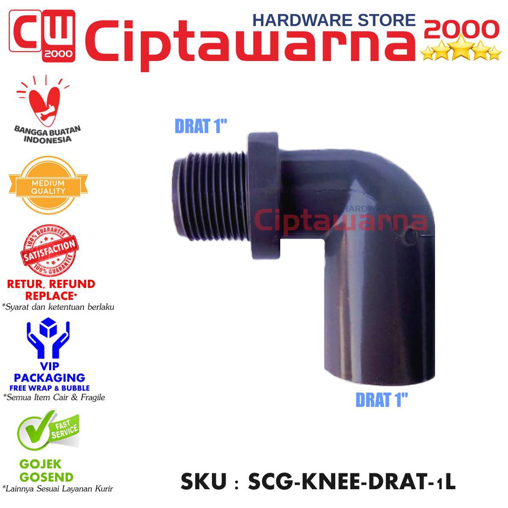 Jual Knee Drat Luar Aw Valve Elbow Aw Scg Shopee Indonesia