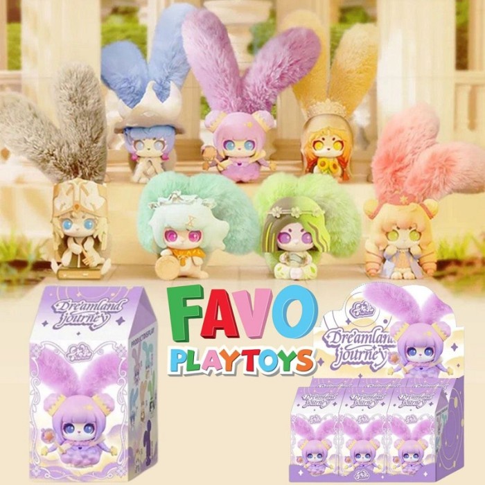Jual AWAKE TOYS Cup Rabbits Dreamland Journey Series Blind Box Figure