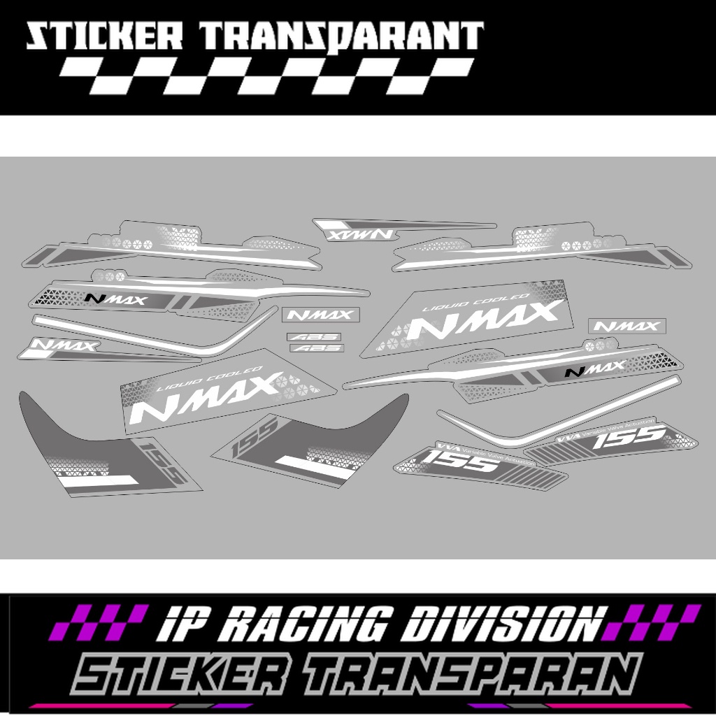 Jual STICKER STRIPING TRANSPARAN NMAX OLD LIQUIDSILVER STICKER ...