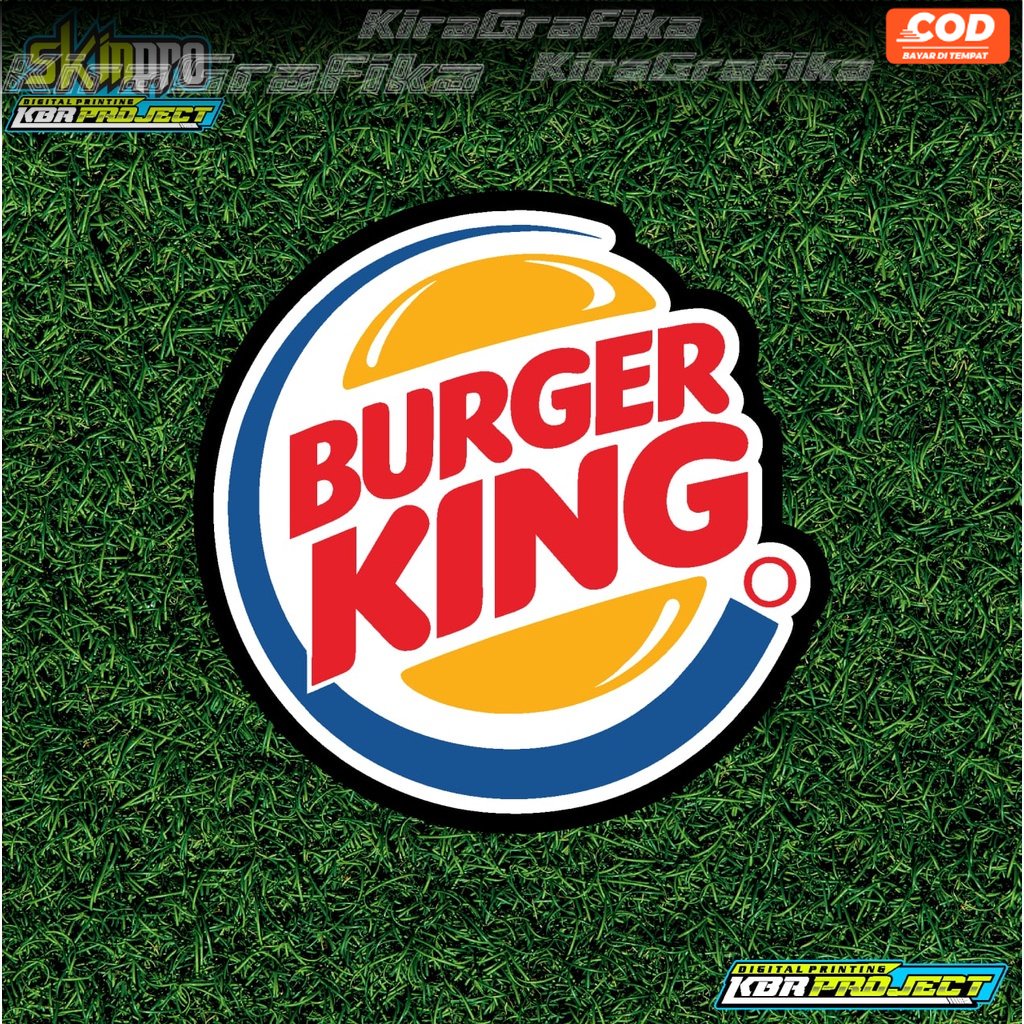 Jual Stiker Sticker Case Phone Logo BURGER KING Brand Band Aesthetic ...
