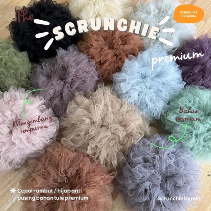 Jual Scrunchie Cepol Hijab Scrunchie Tile Cepol Ikat Rambut Hijab Anti ...