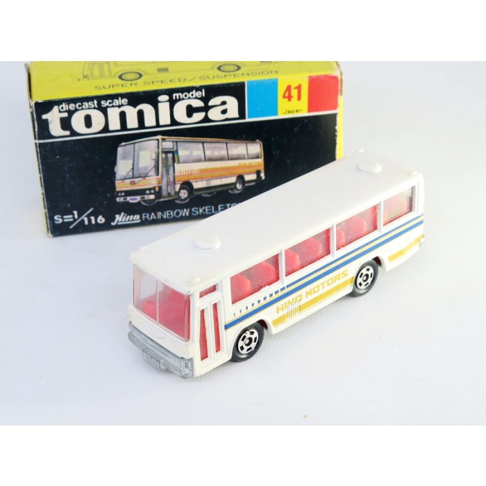 Tomica Black Box No.41 Hino Rainbow Skeleton Bus Kanko Bus