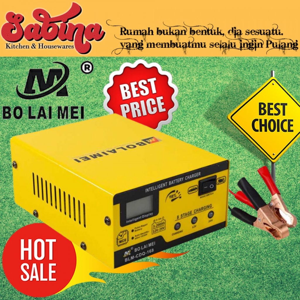Jual Charger Aki Accu Baterai Mobil Motor Truck Kendaraan 12V/24V 200AH