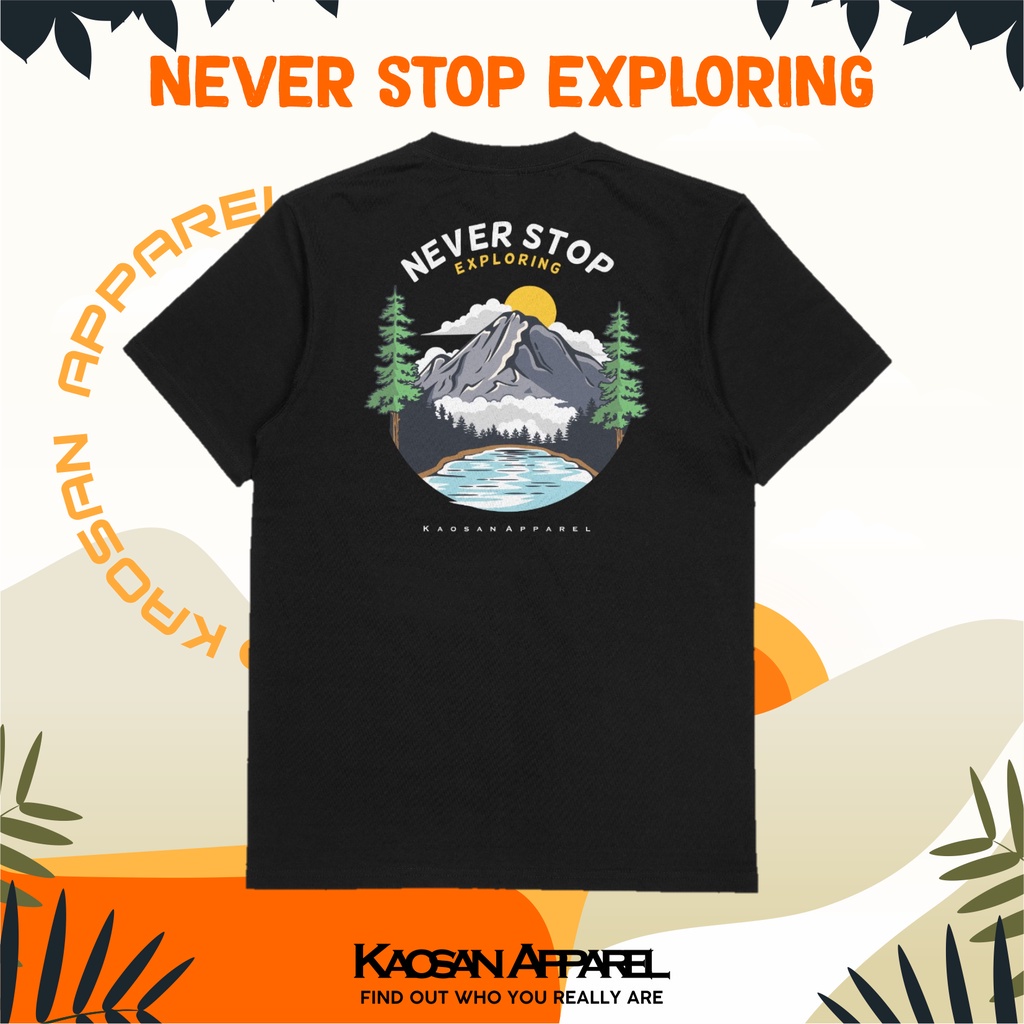 Jual Cod Tshirt Pendaki Gunung Never Stop Exploring Kaos Pendaki Gunungkaos Pendakikaos 1746