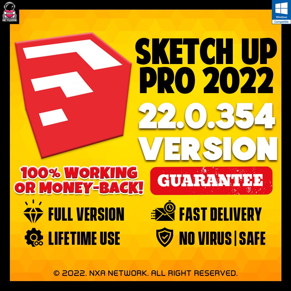 Jual Sketchup Pro 2022 V22 0 354 Guide Provided Lifetime Full Version 100 Working No