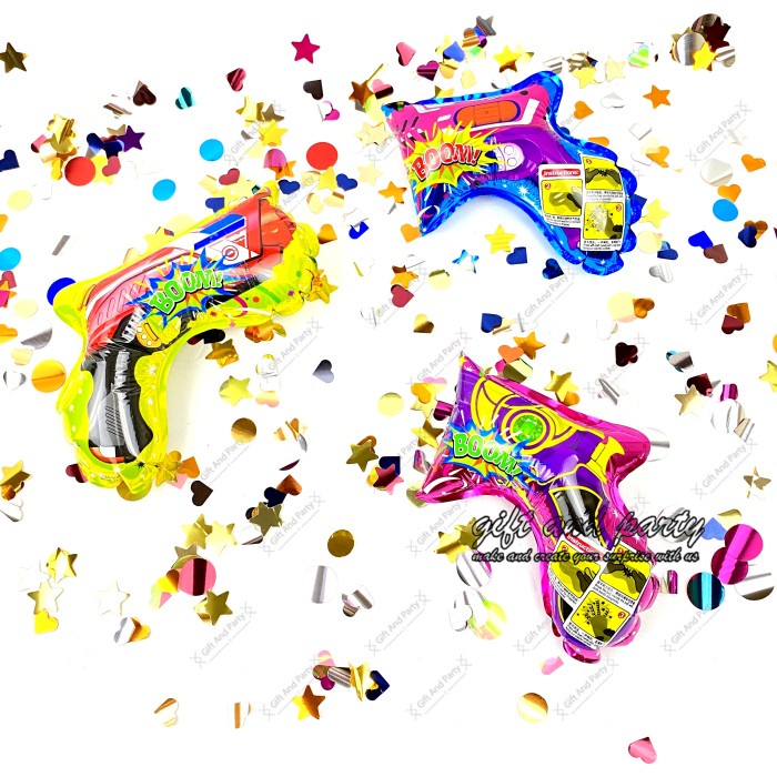 Jual KONFETTI POPPER / PISTOL CONFETTI / PARTY POPPER / CONFETTI GUN