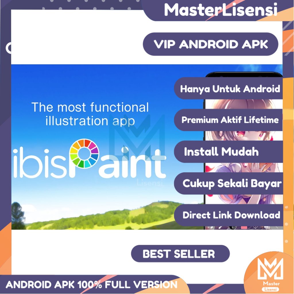 Jual ibis Paint X Lifetime APK (Prime Membership Unlocked) Shopee Indonesia