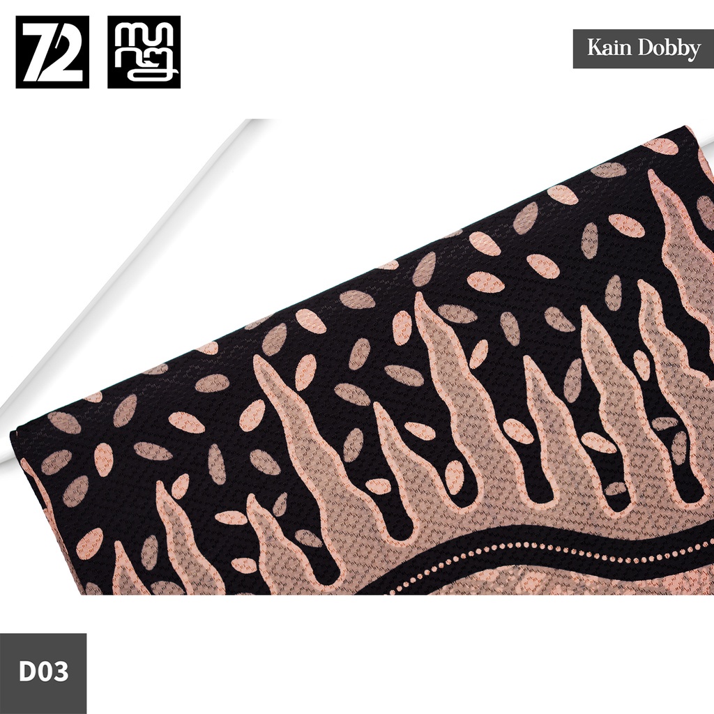 Jual KAIN BATIK DOBBY Premium Motif Lapis Truntum Warna Hitam 723927 ...