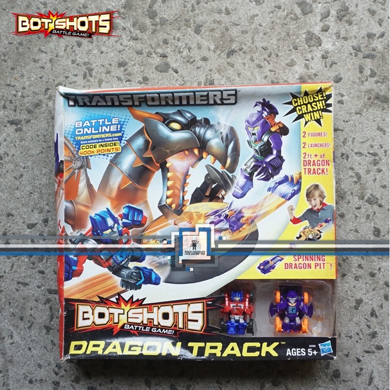 Jual Transformers Bot Shots Dragon Track Launcher Optimus Prime ...