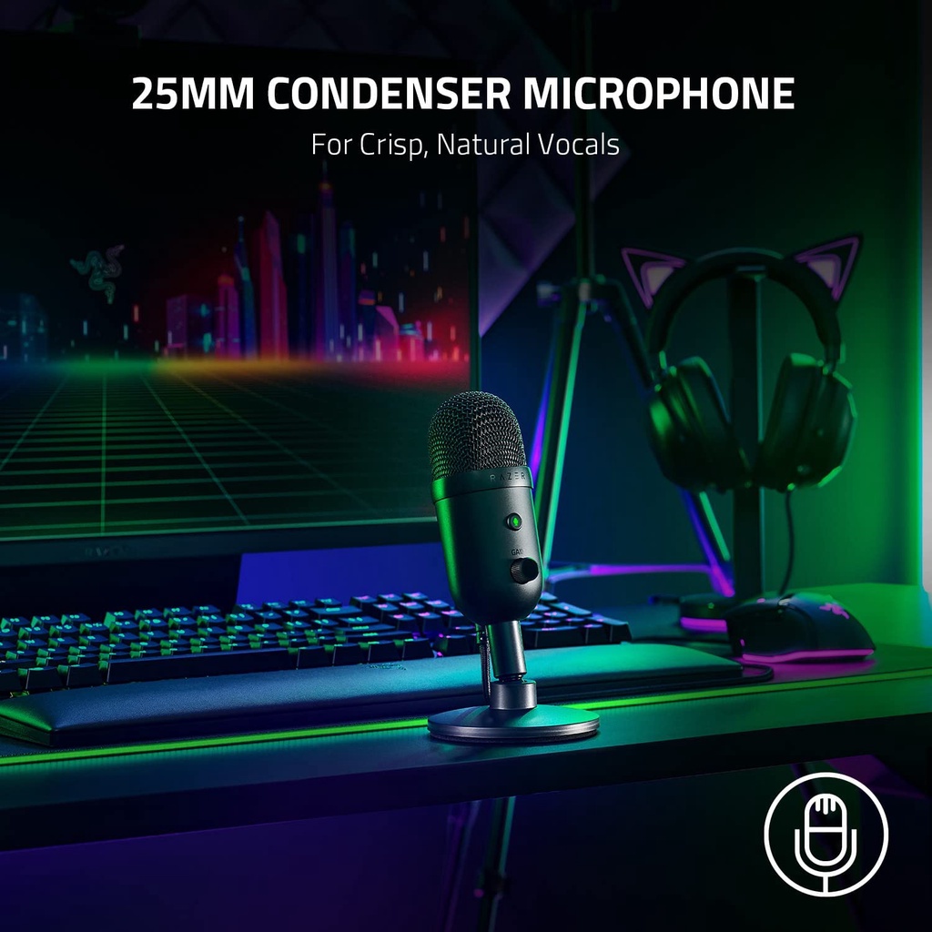 Jual Mic PC Komputer Gaming Pro Razer Seiren V2 X - Professional Gaming ...