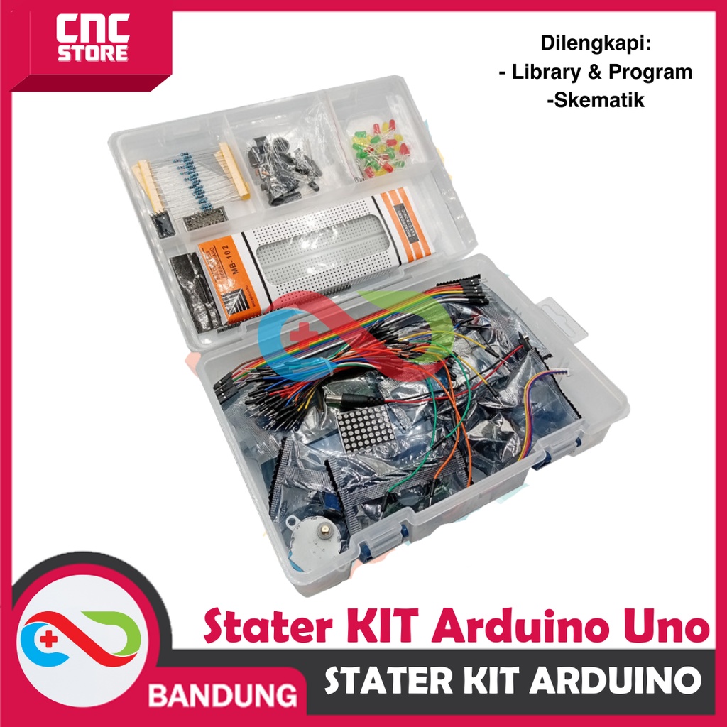 Jual ARDUINO STARTER KIT PAKET LENGKAP UNO MONSTER KIT | Shopee Indonesia