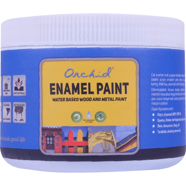 Jual Cat Kayu Besi Kecil Anti Karat Waterbased Orchid Enamel Paint