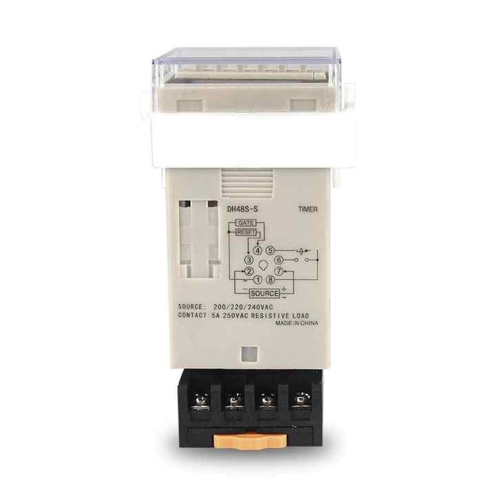 Jual Time Relay DH48S-S Digital Timer Delay 0.1S-99H 220V AC | Shopee ...