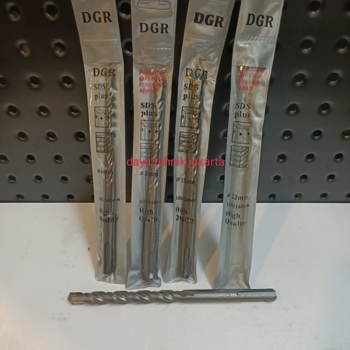 Jual dgr mata bor tembok 12mm x 160 sds plus / mata bor beton sds dgr ...