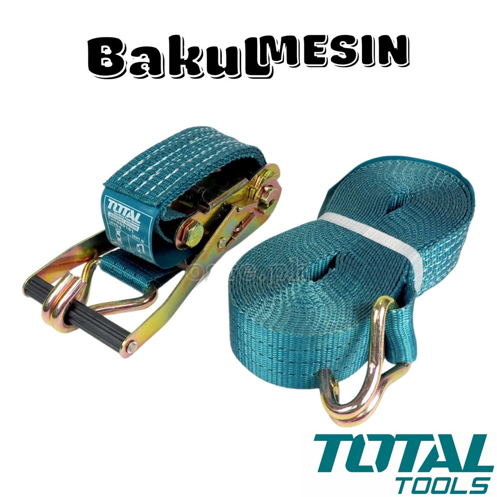 Jual TOTAL THTRS3061 Ratchet Straps 3 Ton 6 Meter Shopee Indonesia