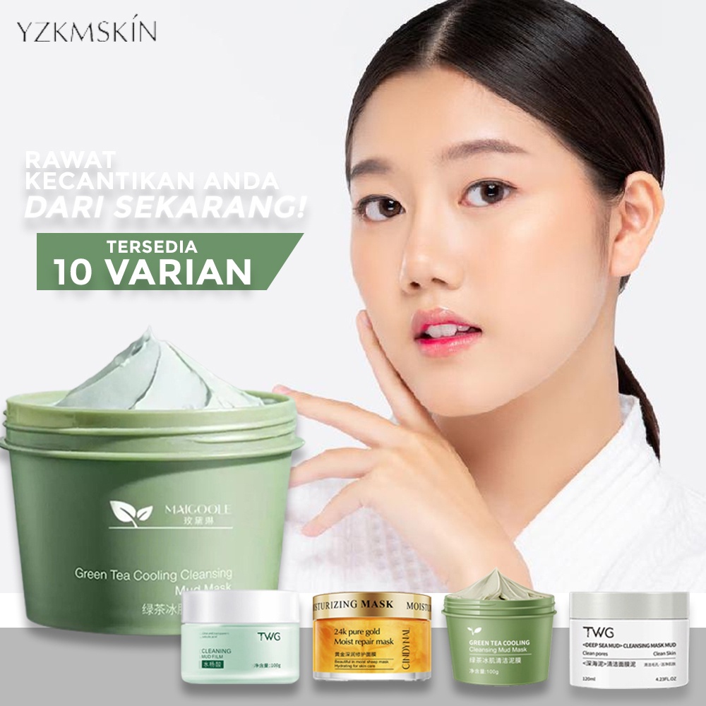 Jual PROMO!!! Maigoole Masker Wajah Green Tea Cooling Cleansing Mud