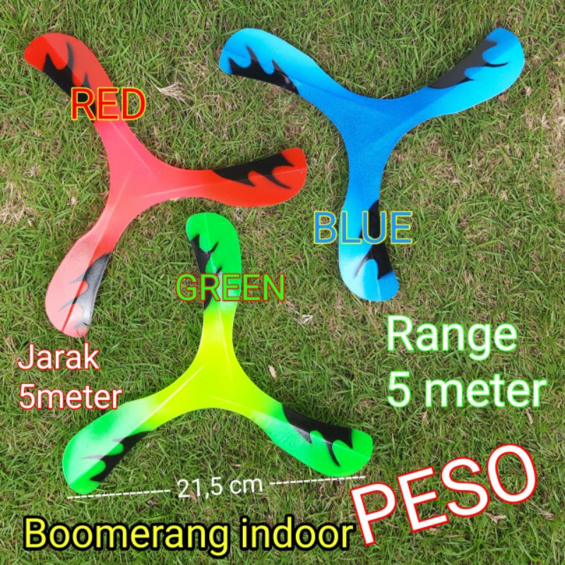 Jual Bumerang Indoor Boomerang Peso Jarak 5 Meter | Shopee Indonesia