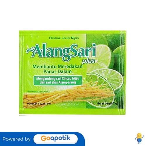 Jual Alang Sari Plus Jeruk Nipis 7 Gram Sachet | Shopee Indonesia