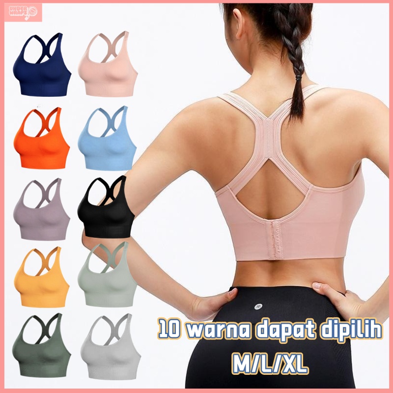 Jual Seamless Sport Bra Tanpa Kawat Sport Bh Gym Bra Wireless Sport Bra Olahraga Baju Fitness