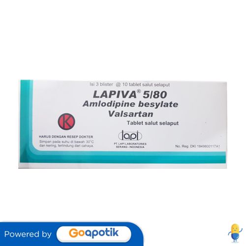 Jual LAPIVA 5/80 MG BOX 30 TABLET | Shopee Indonesia