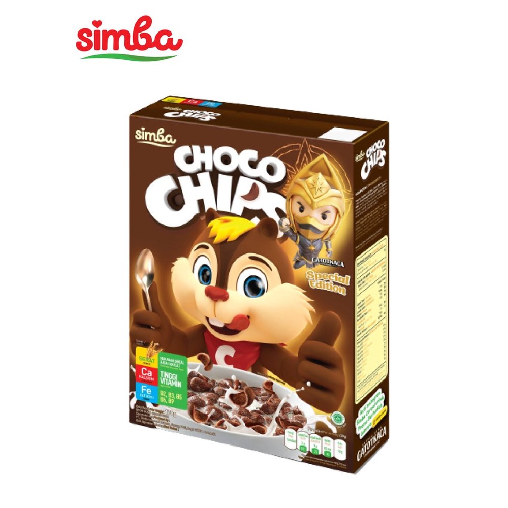 Jual Simba Choco Chips Sereal Cokelat 170 gr x 3 | Shopee Indonesia