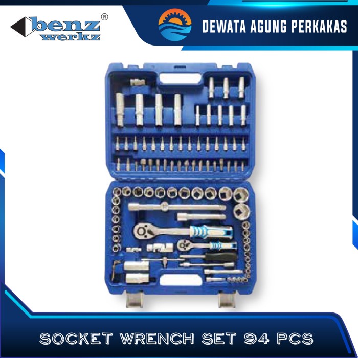 Jual Kunci Sok Set Soket Set Pcs Socket Wrench Set Benz Shopee Indonesia