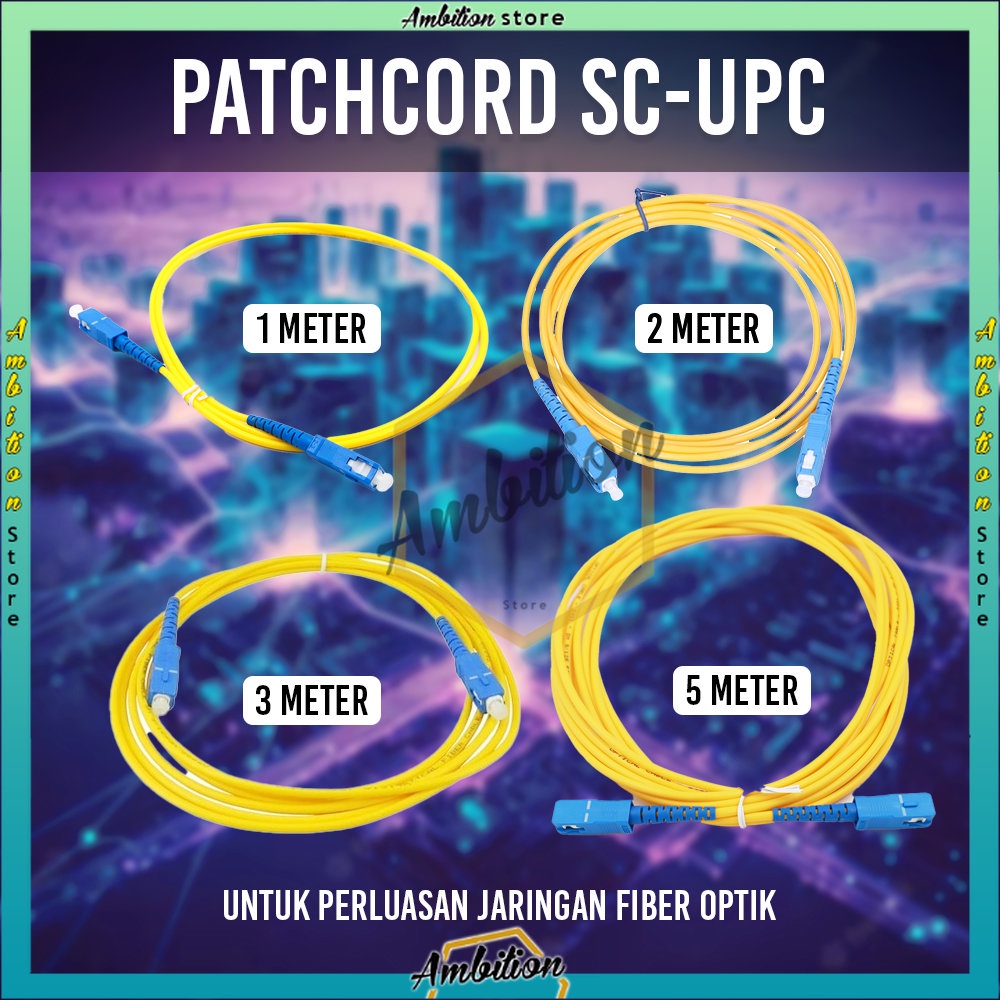 Jual Kabel Fiber Optic Patchcore sc upc 2M -1PCS | Shopee Indonesia