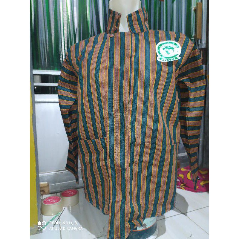 Jual Lurik Cod Bisa Baju Sorjan Lurik Biru Khas Adat Jawa Bajunya Orang Tempo Doelu Para