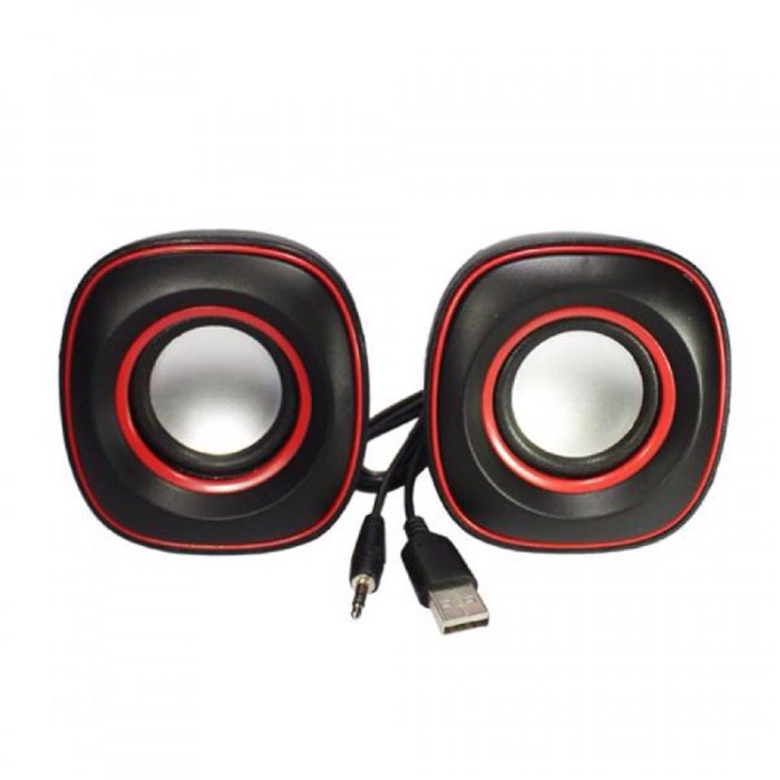 Jual Speaker Stereo Multimedia 2.0 PC USB Baltec Sensing POP Reggae 5W ...