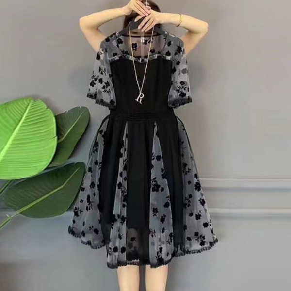 Dress korea shopee sale