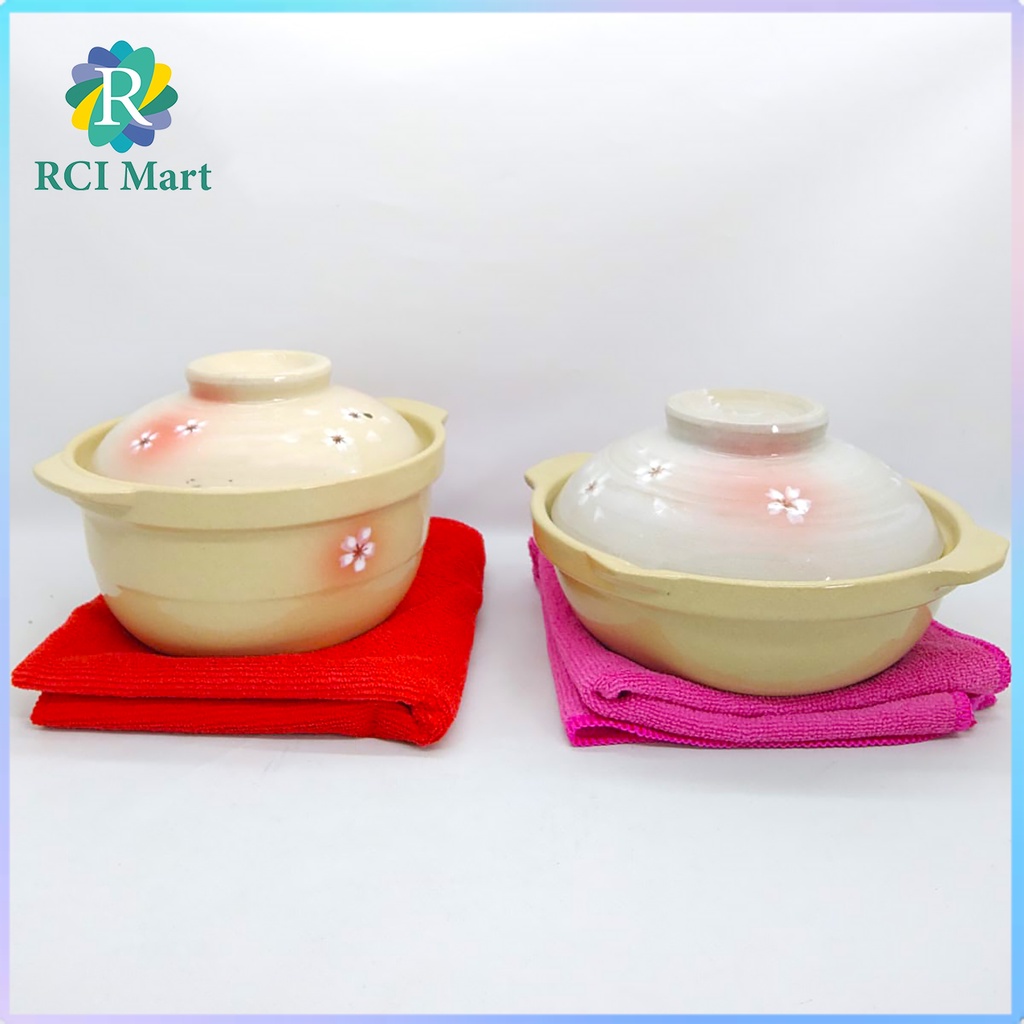 Jual Claypot Panci Mangkok Tanah Liat Keramik Sapo Tahu Tim Obat Rci Mart Shopee Indonesia 