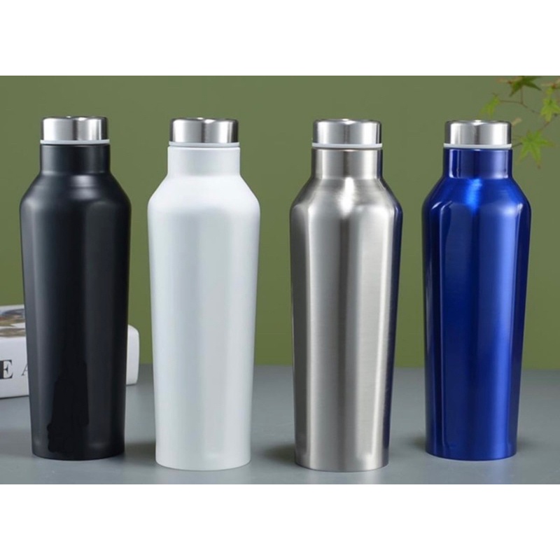 Jual Tumbler Termos Premium Stainless Steel Sisi Datar Ml Corkcicle Shopee Indonesia