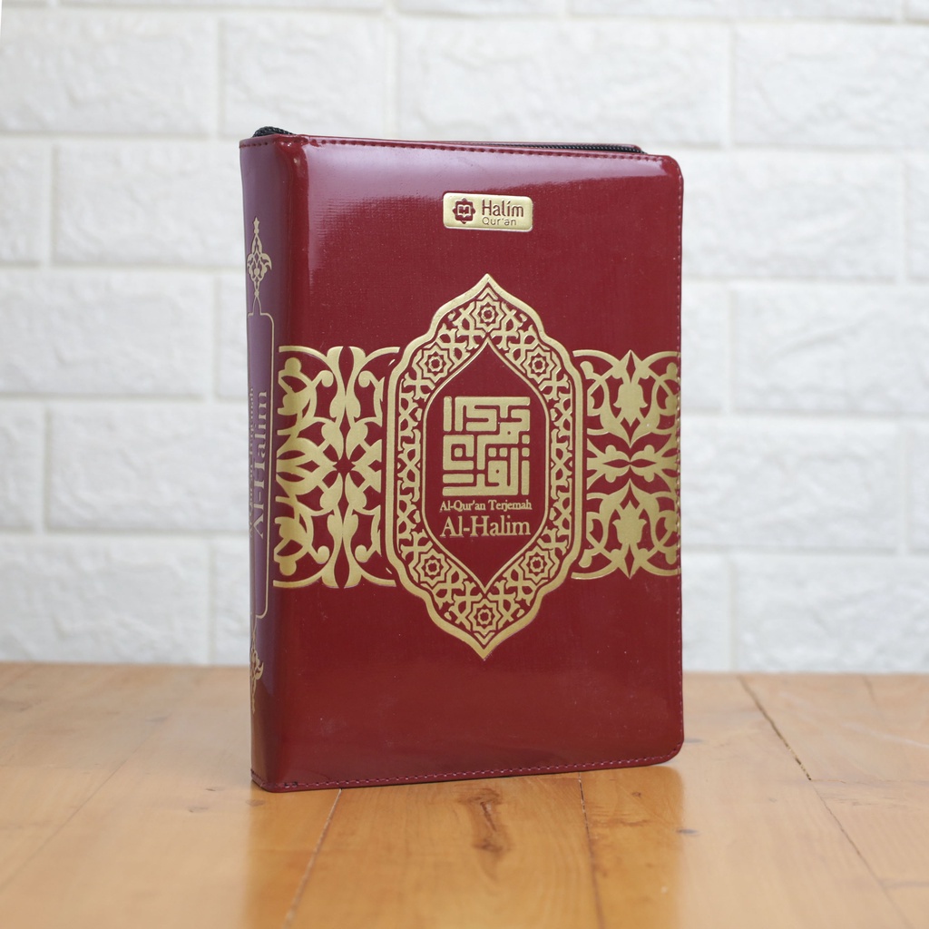 Al Quran Terjemah Al Halim New Fancy A5 Resleting — foto 5