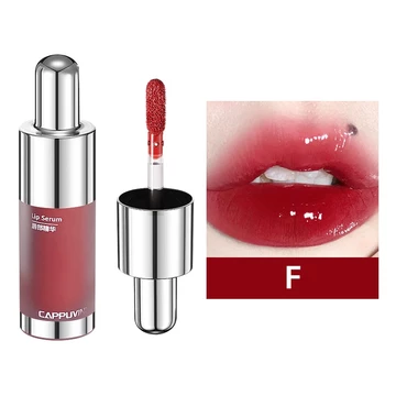 ❤️CAPPUVINI Lip Gloss Botol Susu Kecil Cermin Lip Glaze Waterproof Lipstik Glossy Esensi