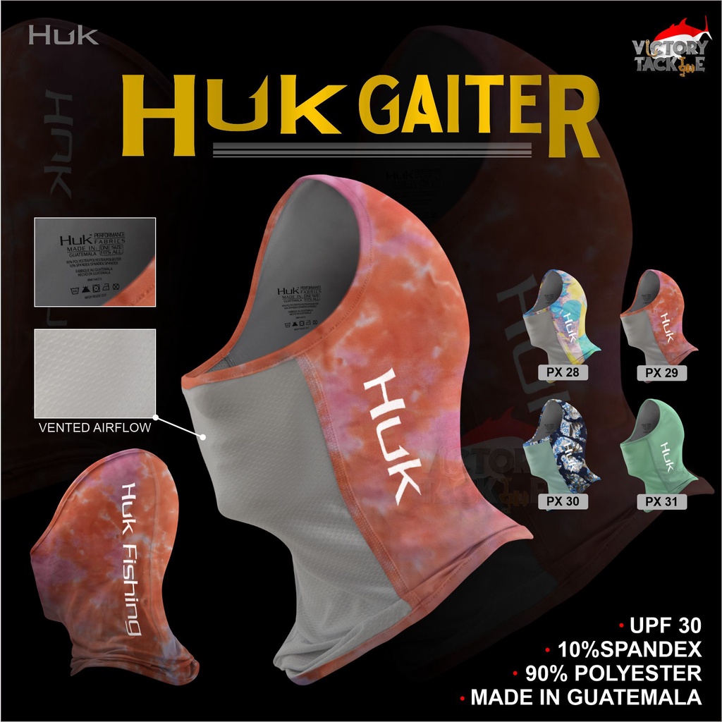 Jual Huk Fishing Gear Performance Neck Gaiter With Upf 30