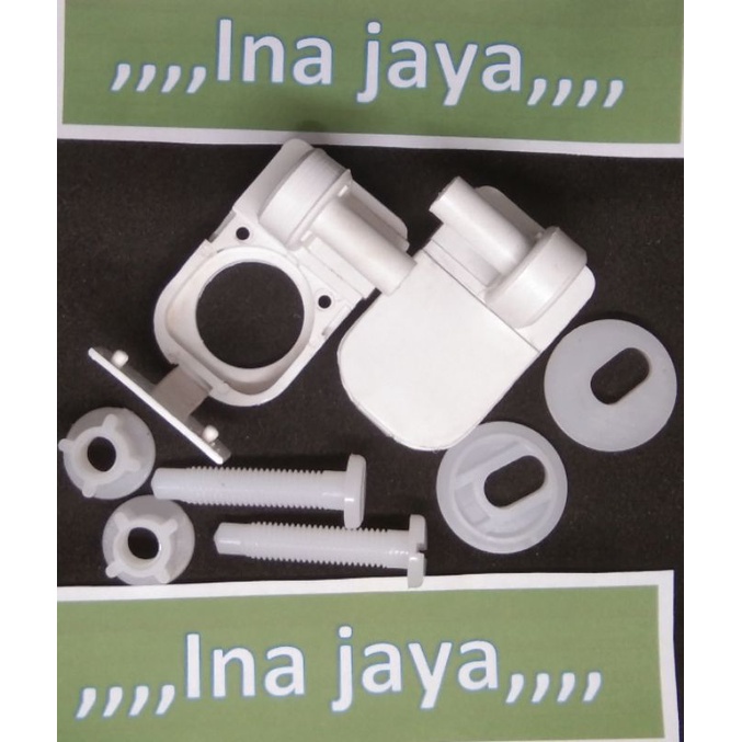 Jual engsel kaki tutup kancing closet duduk kloset closed toilet cover ...