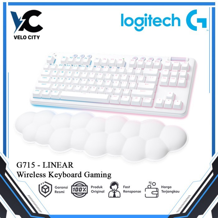Jual Logitech G715 Keyboard Gaming Wireless Bluetooth TKL RGB Tactile