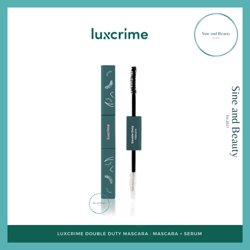 Jual Luxcrime Double Duty Mascara Waterproof - Original | Shopee Indonesia