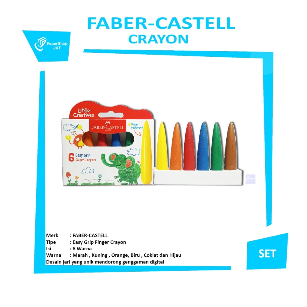 Easy Graps Grip Finger Crayons - 1