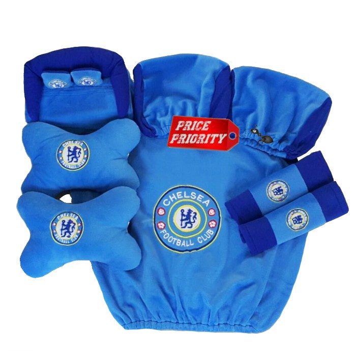 Jual Sarung Jok Mobil Chelsea FC Karakter 5in1 Model Rompi / Paket ...
