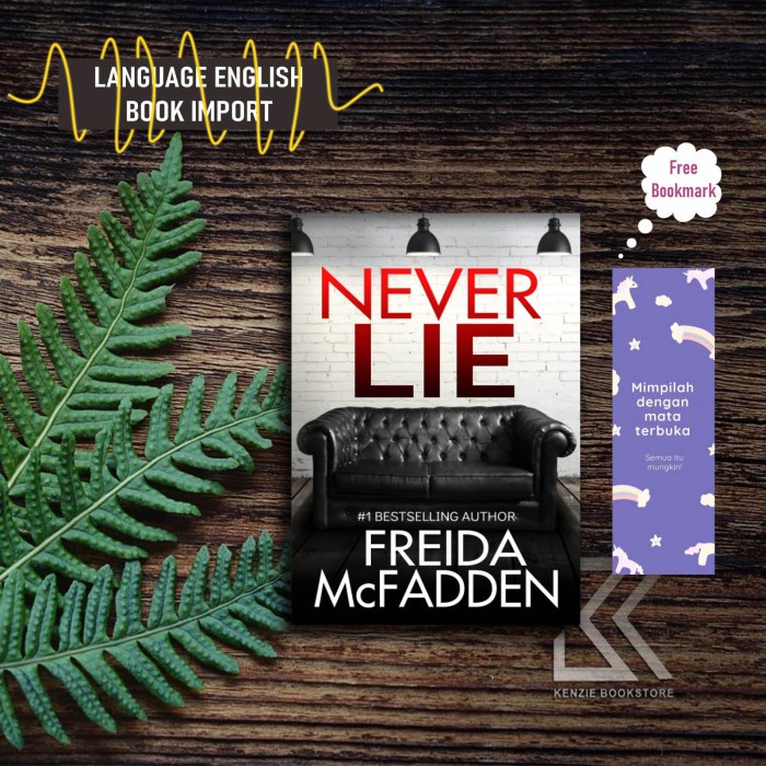 Jual Never Lie By Freida McFadden Shopee Indonesia
