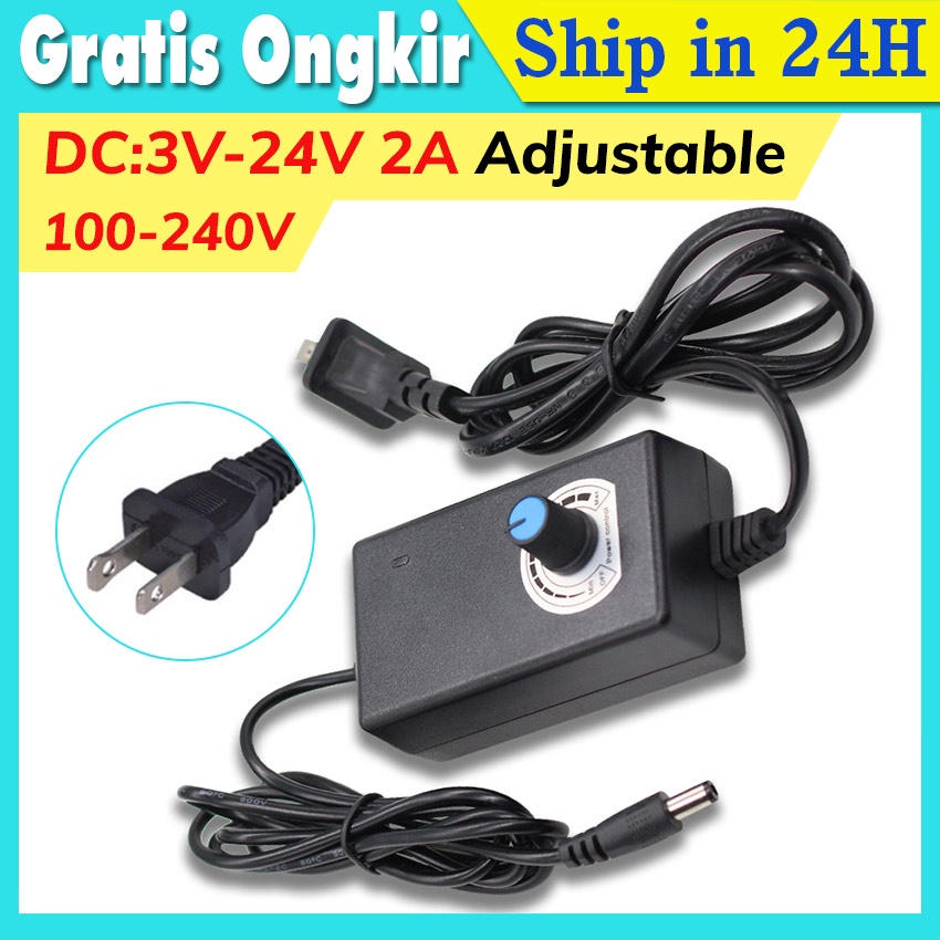 Jual Adaptor Adjustable Variable Power Supply Dimmer Motor Speed ...