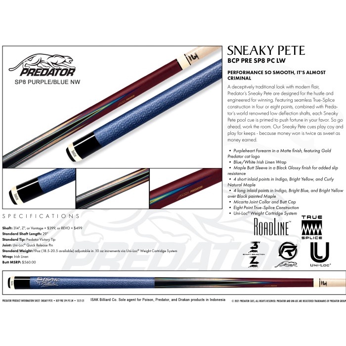 Sneaky Pete Pool Sticknull