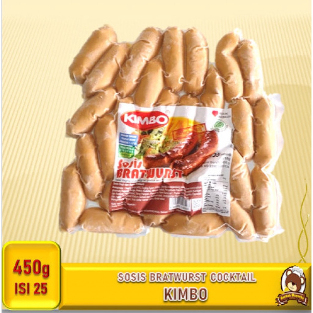 Jual Kimbo Mini Sosis Bratwurst Cocktail 450g | Shopee Indonesia