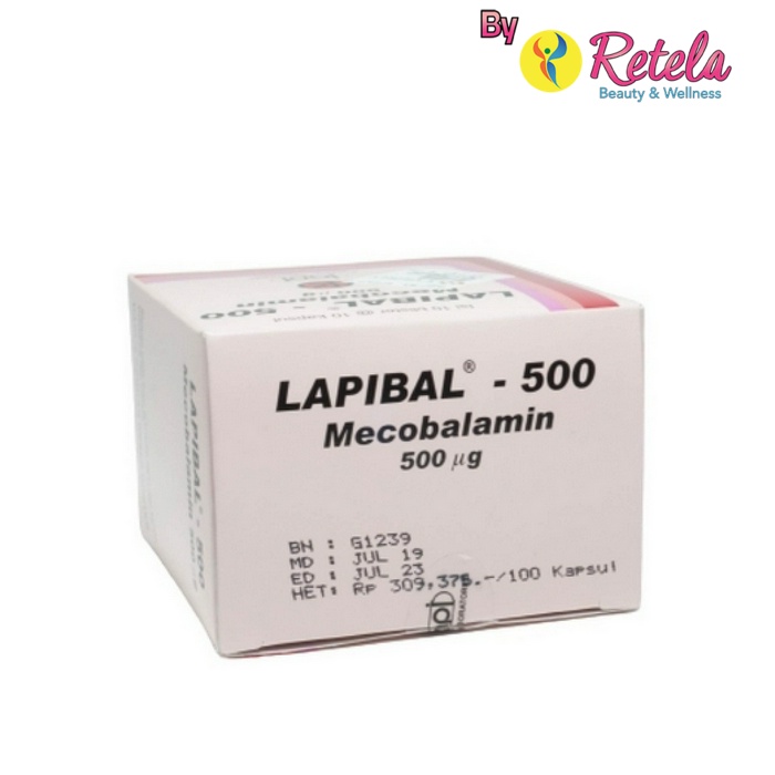 Jual LAPIBAL 500MCG 1 BLISTER 10 KAPSUL ( Mecobalamin 500 mcg ...