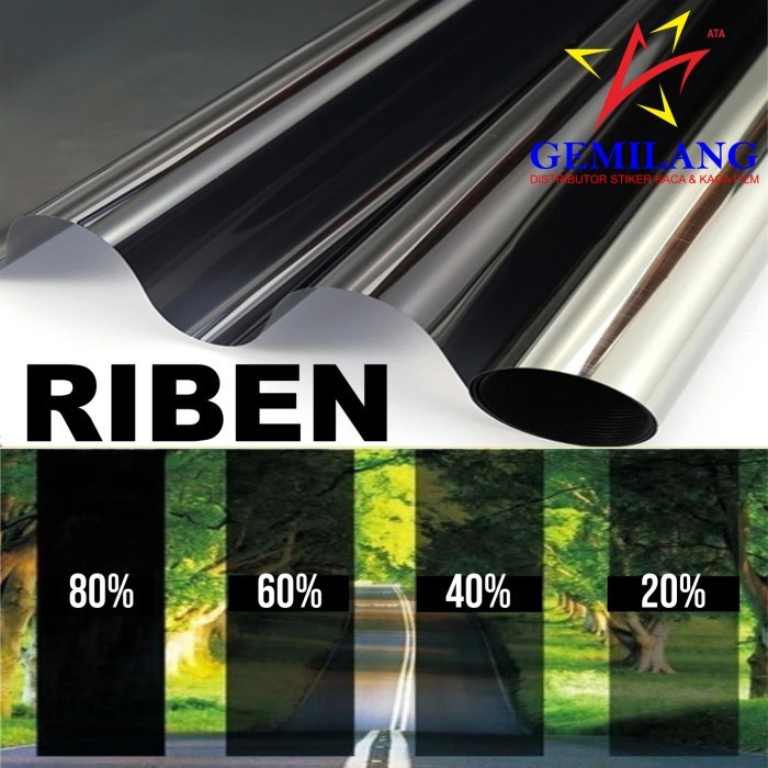 Jual Murah Stiker Kaca Rumah/Kaca Film Riben/Stiker Kaca/Stiker Kaca ...