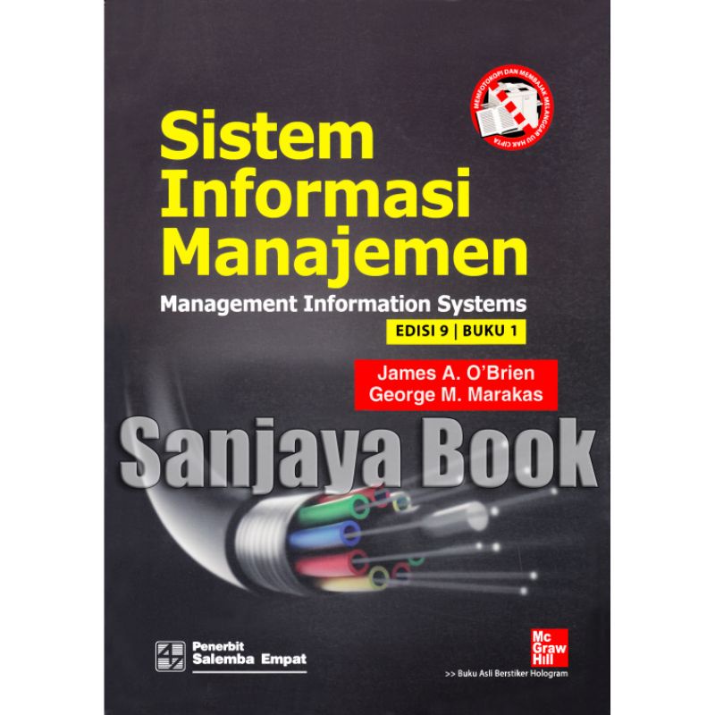 Jual Sistem Informasi Manajemen Edisi 9 Buku 1 James A O'Brien ...